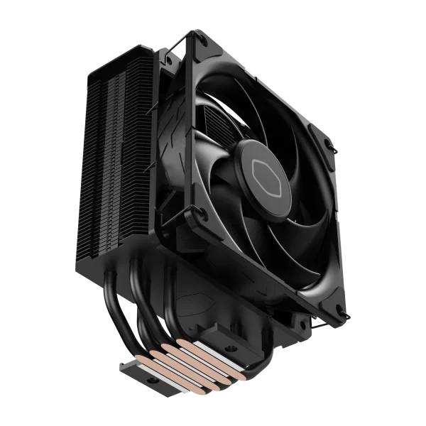Cooler Master Hyper 212 CPU Air Cooler - Aluminium Finish, 4 Compact Continuous Direct Contact Heat Pipes, SickleFlow 120 Edge Fan, LGA1700 & AM5 Brackets - Black, RR-S4KK-25SN-R1 - Image 5