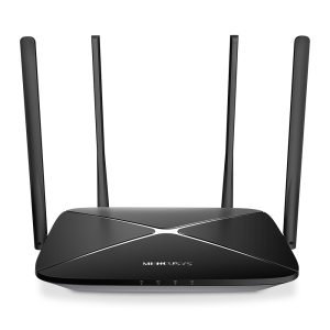Mercusys AC12G V3 AC1300 Wireless Dual Band Gigabit Router, Black