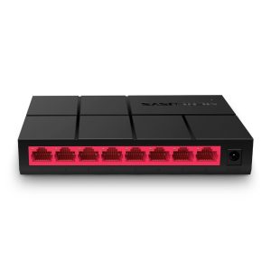 Mercusys MS108G 8-Port 10/100/1,000 Mbps Desktop Switch, Black