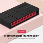 Mercusys MS108G 8-Port 10/100/1,000 Mbps Desktop Switch, Black - Image 2