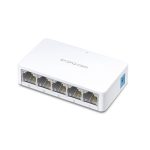Mercusys MS105 5-Port 10/100Mbps Desktop Switch, White