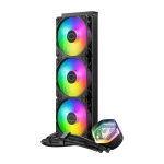 Cooler Master MasterLiquid 360 Atmos ARGB Close-Loop AIO Liquid Cooler, Customize Pump, Sickleflow Edge PWM Fans, 360mm Radiator, CryoFuze, AMD Ryzen AM5/AM4, Intel LGA1700/1200, MLX-D36M-A25PZ-R1 - Image 2