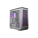 Cooler Master MasterFrame 600 Mesh Premium modular ATX case, Freeform 2.0 Modular Platform ATX Mid-Tower Case, Support Upto RTX 5090, 420mm AIO Support, Type C Connector, Aluminum Frame, Mesh Panels, Silver, MF600M-SGNN-S01