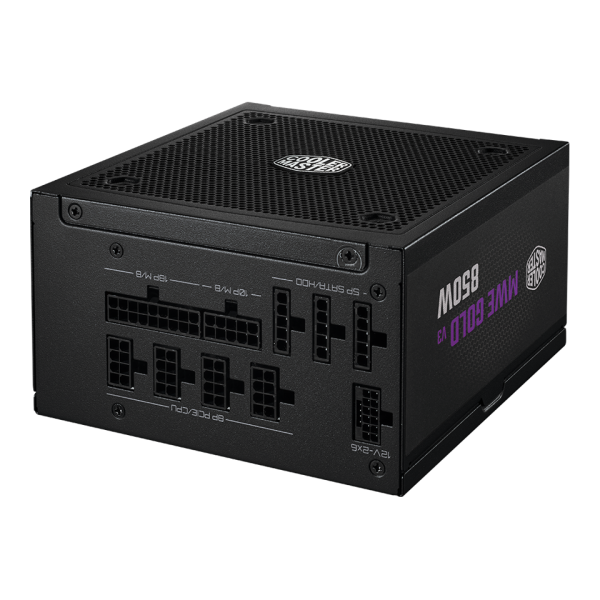 Cooler Master MWE Gold 850 V3 ATX 3.1 Power Supply, 80+ Gold Certified, Silent fan performance with a zero-RPM mode, Fully Modular, Black, MPX-8503-AFAG-2EBUK - Image 9