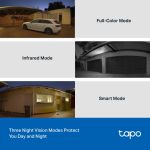 TP-Link Tapo C510W Outdoor Pan/Tilt Security WiFi Camera, White - Image 10