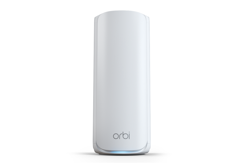 NETGEAR Orbi 770 Series Tri-Band WiFi 7 Mesh Add-on Satellite (RBE770) – Works with Orbi RBE772 and RBE773, Security Features, Up to 11Gbps, Covers up to 2,750 sq ft, 2.5 Gig LAN Ports, RBE770-100EUS