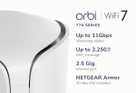 NETGEAR Orbi 770 Series Tri-Band WiFi 7 Mesh Add-on Satellite (RBE770) – Works with Orbi RBE772 and RBE773, Security Features, Up to 11Gbps, Covers up to 2,750 sq ft, 2.5 Gig LAN Ports, RBE770-100EUS - Image 2