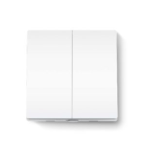 TP-Link Tapo S220 Smart Light Switch, 2-Gang 1-Way, White