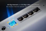 NETGEAR Orbi 870 Series Tri-Band WiFi 7 Mesh System (RBE873) - Router + 1 Satellite Extenders, Security Features, Up to 21 Gbps, Covers Up to 9,000 Sq. Ft., 150 Devices, 10 Gig Internet Port, BE21000, RBE872-100EUS - Image 5