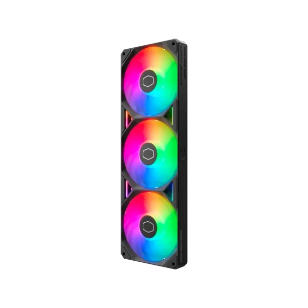 Cooler Master SickleFlow Edge 360 Single-Frame aRGB PC Case|Liquid Cooler Fan, 360mm, Single Modular Cable, PWM 2,050 RPM, Air Balance Blades, Loop Dynamic Bearing, Radiant aRGB Lighting, Black, MFX-B2DN-25TP2-R1 - Image 3