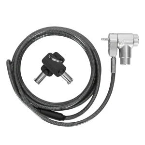 Targus DEFCON® Ultimate Universal Master Keyed Cable Lock with Slimline Adaptable Lock Head - (B2B 25 pack), ASP95MKGLX-25