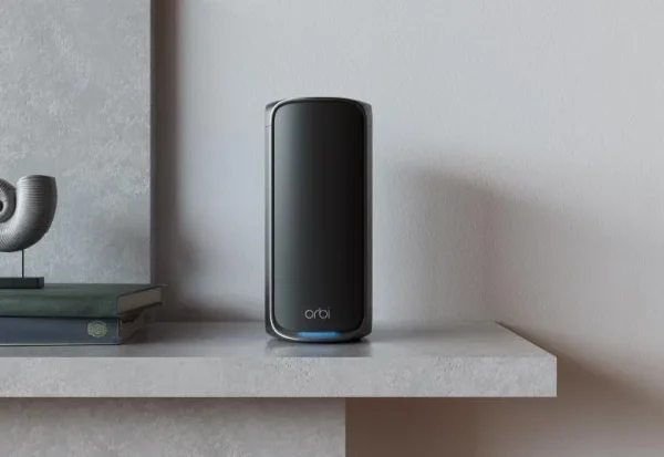 Netgear Orbi 970 Series Quad-Band WiFi 7 Mesh Network System RBE973S, Router + 2 Satellite Extenders, Covers Up to 10,000 sq. ft., 200 Devices, 10 Gig Internet Port, BE27000 Up to 27Gbps - Black, RBE973SB-100EUS - Image 5
