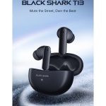 Black Shark T13 ANC Wireless Earbuds - Bluetooth 5.4, 35dB Active Noise Cancellation, 40ms Ultra-Low Latency Gaming Headphones, 12mm Driver, Quad-Mic AI Call Noise Reduction, 26H Playtime - Black