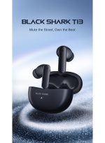 Black Shark T13 ANC Wireless Earbuds - Bluetooth 5.4, 35dB Active Noise Cancellation, 40ms Ultra-Low Latency Gaming Headphones, 12mm Driver, Quad-Mic AI Call Noise Reduction, 26H Playtime - Black