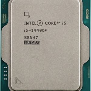 Intel Core i5-14400F LGA 1700 Processor, 10 Cores & 16 Threads, 5 GHz Maximum Turbo Boost, Tray