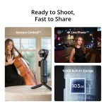 DJI Osmo Pocket 4P Dual-Lens Pocket Gimbal Camera, 4K/240fps Slow Motion, In-Camera Live Photo Support, Up to 12× Zoom, Black - Image 5