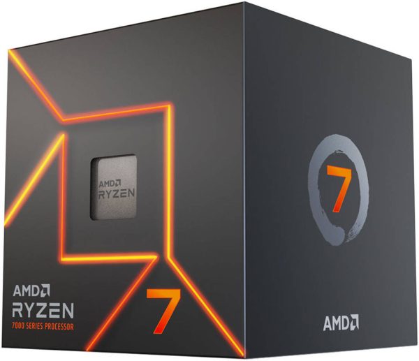 AMD Ryzen™ 7 7700 Gaming Processor, 8 Cores & 16 Threads, AMD Radeon Graphics, Includes Wraith Prism Cooler, 100-100000592BOX - Image 2