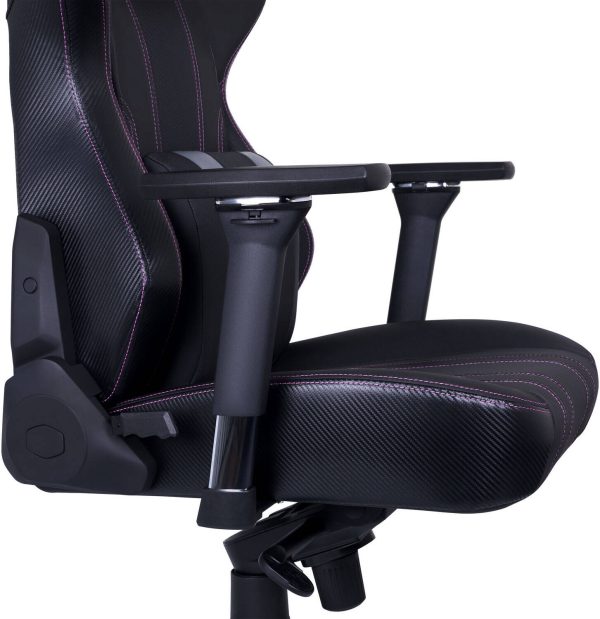 Cooler Master Caliber X2 Ergonomic Gaming Chair, Aluminum Base, 4D Armrests, Larger Backrest, 180° Recline, Black, CMI-GCX2-BK - Image 6