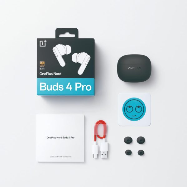 OnePlus Nord Buds 4 Pro TWS Earbuds, Upto 55dB Real-time ANC, Adaptive Mode, 12mm Titanium-Coated Driver, Spatial Audio, Upto 54hrs Playback, Dual-Device connectivity, 47ms Low Latency, Raven Black - Image 7