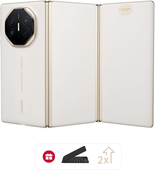 HUAWEI Mate XT ULTIMATE DESIGN Super Slim Tri-Fold Design Smartphone, 16GB+512GB, Ultra Aperture XMAGE Camera, 10.2-inch Hi-Res HUAWEI X-True Display + MultiView in One, White - Image 2