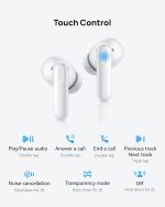 HUAWEI FreeBuds SE 4 ANC, 50H Long Battery Life, Multi-mode Noise Cancelling Earbuds for Travel & Office, Bluetooth 5.4, Compatible with iOS and Android, IP54, White - Image 6