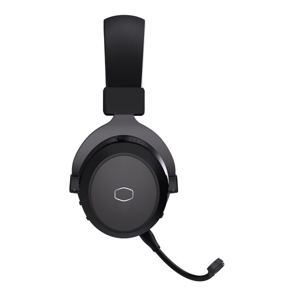 Cooler Master CH351 Wireless Gaming Headphone, Over-Ear Headset – 3D Surround Sound, Lightweight, 2.4GHz | Bluetooth, Built-in Sidetone, 50mm Drivers, Detachable Mic, 30-Hour Battery Life, Black, CH-351 - Image 3