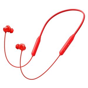 OnePlus Bullets Wireless Z3 in-Ear Neckband with 12.4mm Drivers, 3D Spatial Audio,10 mins Charge for 27 hrs Playback, 4 EQ preset, Dynamic bass Enhancement & BT5.4, Samba Sunset