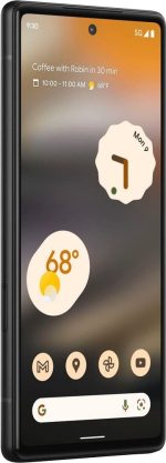 Google Pixel 6a Mobile Phone, 6.14 inch Full HD+ OLED Display, 6 GB RAM, 128 GB Storage, 4410 mAh Battery, Android 12, Charcoal - Image 4