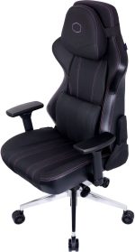 Cooler Master Caliber X2 Ergonomic Gaming Chair, Aluminum Base, 4D Armrests, Larger Backrest, 180° Recline, Black, CMI-GCX2-BK - Image 3