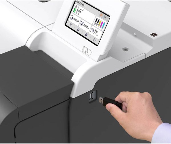 Canon imagePROGRAF TM-350 Inkjet Printer, 5-colour pigment ink, 2,400 x 1,200 dpi Print Resolution, USB/Ethernet/Wireless, White - Image 6