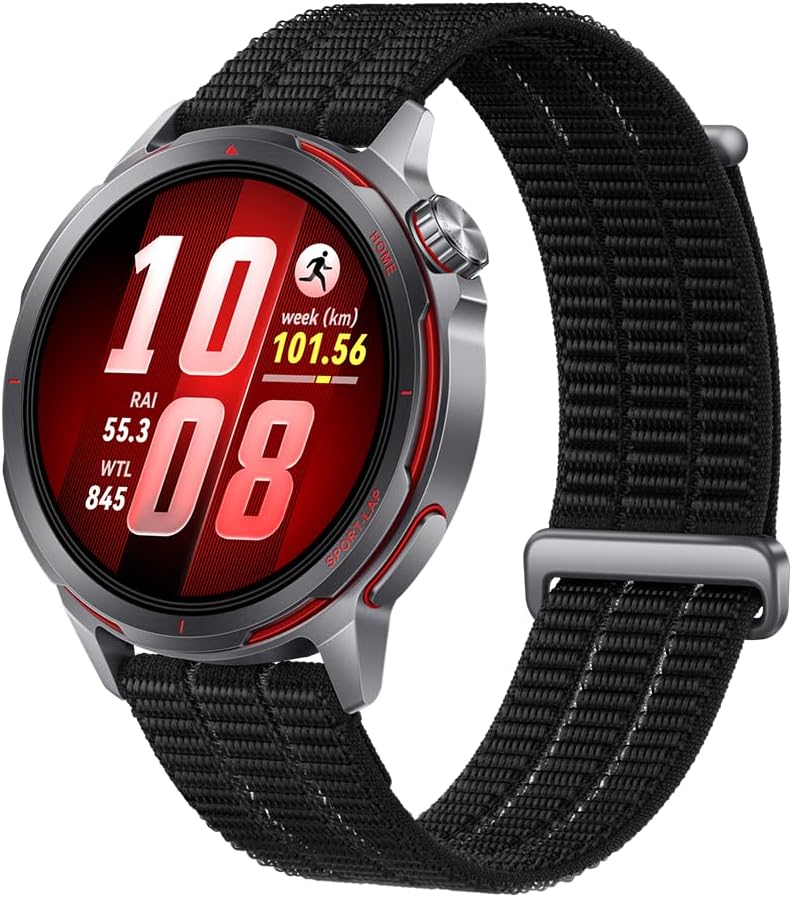 HUAWEI WATCH GT Runner 2 Smartwatch, up to 14 days battery life, Marathon Mode, Health monitoring, HRV, ECG, SpO2, Sleep tracking, GPS, NFC, Bluetooth calls, iOS Android Compatible, Black