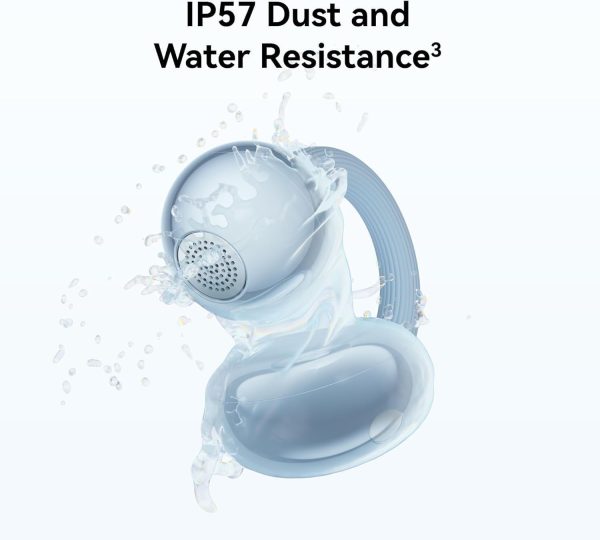 Huawei FreeClip 2, Open-Ear Headphones, Wireless Bluetooth Headphones, Especially Lightweight for All-Day, 38 Hours Battery Life, iOS & Android, IP57, Blue - Image 6
