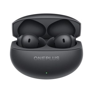 OnePlus Buds 4 TWS Earbuds with Upto 55dB Real-time ANC, Adaptive Mode, Dual Drivers and DACs, 3D Audio, Upto 45hrs Music Playback, Dual-Device connectivity, 47ms Low Latency, Storm Gray