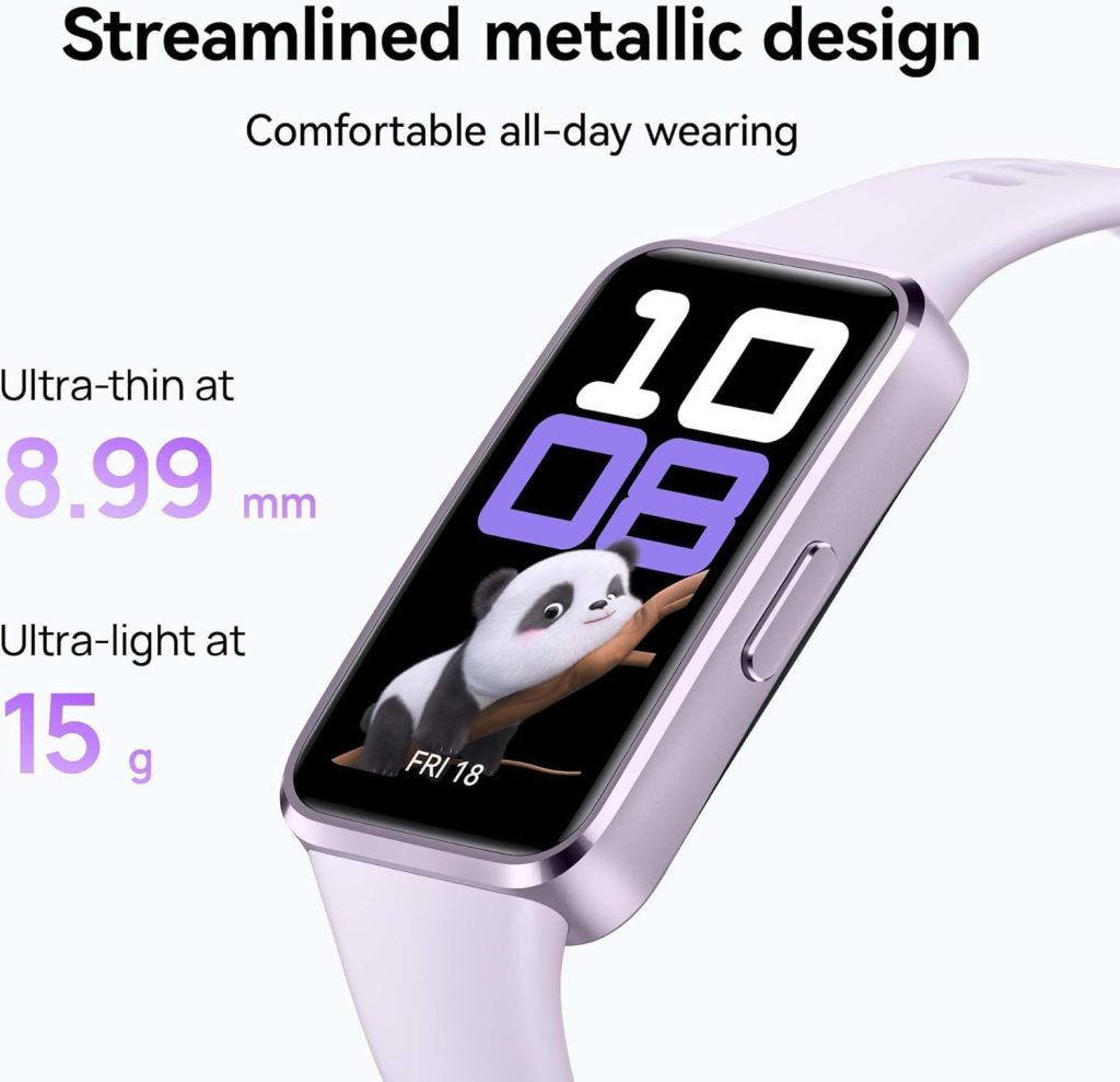 Huawei Band 10, AI Fitness Monitoring, Sleep Analysis, Emotional Wellbeing Assistant, Pink Strap