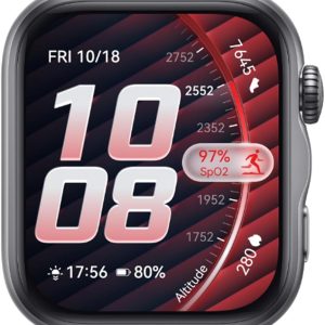 HUAWEI WATCH FIT 5 Smart Watch, 43mm FullView Display, iOS & Android, up to 10 Days Battery Life, Sleep & Health Monitor, Heart Rate Monitor, SpO2, GPS, Black