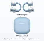 Huawei FreeClip 2, Open-Ear Headphones, Wireless Bluetooth Headphones, Especially Lightweight for All-Day, 38 Hours Battery Life, iOS & Android, IP57, Blue - Image 4