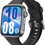Huawei Watch FIT 4 smartwatch, 1.82" Large Display, Up to 10-Day Battery Life, Dual Band GPS, 100+ Sports Modes, Fitness Health Tracker, Emotional Assistant, Compatible with Android iOS, Black