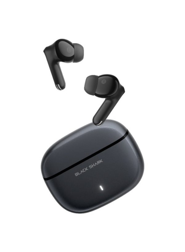 Black Shark T23 Wireless Earbuds, Bluetooth 5.4 Headphones with 13mm Drivers, 40H Playtime, ENC Noise Cancelling for Calls, IPX4 Water Resistant - Black - Image 3
