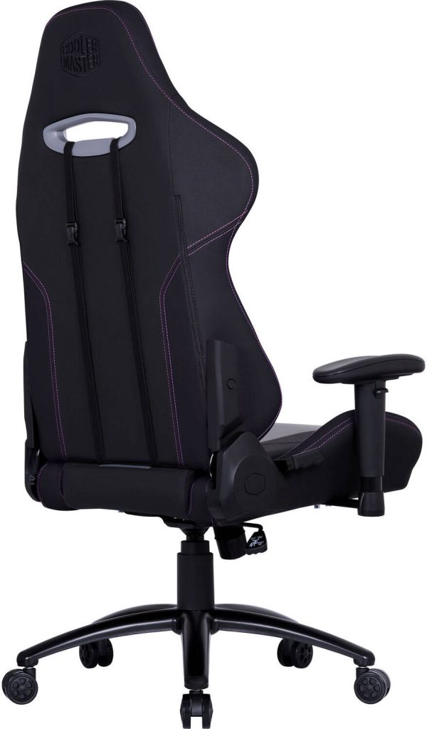 Cooler Master Caliber R3 Gaming Chair, Steel Frame, Wider Seat, 2D Armrests and Full 180° Recline, 150 kg load, Black-Grey, CMI-GCR3-BK - Image 9