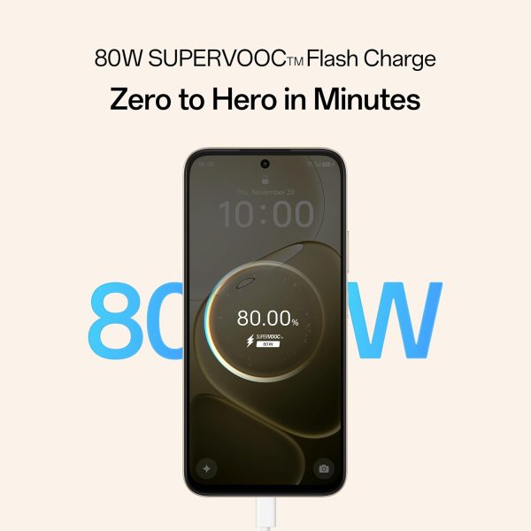 Oppo A6 Pro 5G Mobile Phone, 8GB RAM, 256GB Storage, 6.75 Inch Screen, 144Hz Display, 7000mAh Battery, 80W Fast Charging,16MP Front & 50MP Main Camera, Stellar Blue - Image 6