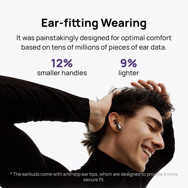 HUAWEI FreeBuds 6 Wireless Headphones, Dual Driver True Sound, Stable and Clear Calls, Open Fit ANC, 36-Hour Battery Life, IP54 Waterproof, iOS & Android, White - Image 8