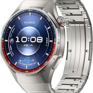 Huawei Watch GT 6 Pro Smart Watch, 46mm, Upto 21 Days Battery Life, Smart Watches with 100+ Sports Mode, Cycling, iOS & Android Compatible, Health Monitoring, Silver