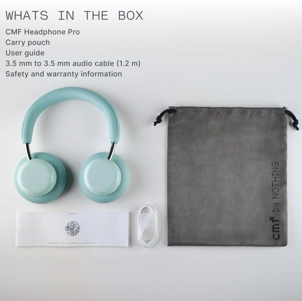 CMF BY Nothing Headphone Pro, Hi-Res+LDAC, 100hrs Playback, 40dB ANC, 5min=8hrs Charge, 40mm Driver Bluetooth & Wired, Black - Image 10
