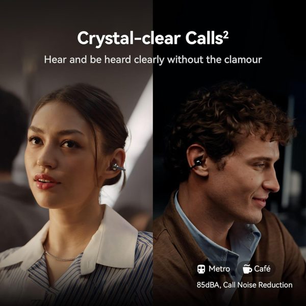 Huawei FreeClip 2, Open-Ear Headphones, Wireless Bluetooth Headphones, Especially Lightweight for All-Day, 38 Hours Battery Life, iOS & Android, IP57, Rose Gold - Image 4