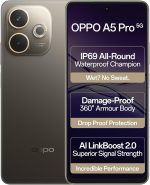 Oppo A5 Pro 5G Smartphone, 8GB RAM, 256GB Storage, 6.67” HD+ Screen, 120Hz Refresh Rate Screen, 45W SUPERVOOC, Feather Blue