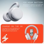 CMF BY Nothing Headphone Pro, Hi-Res+LDAC, 100hrs Playback, 40dB ANC, 5min=8hrs Charge, 40mm Driver Bluetooth & Wired, Black - Image 3