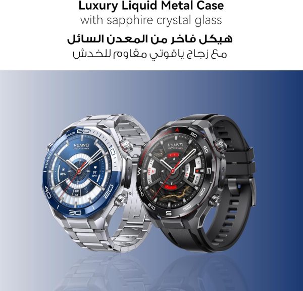 HUAWEI WATCH Ultimate 2 Smart Watch, GPS, Zirconium-based Liquid Metal Case 150-Meter Diving Watch, Sonar-based Underwater Communication, Accurate Health Monitor, eSIM Cellular Calling, Black - Image 2