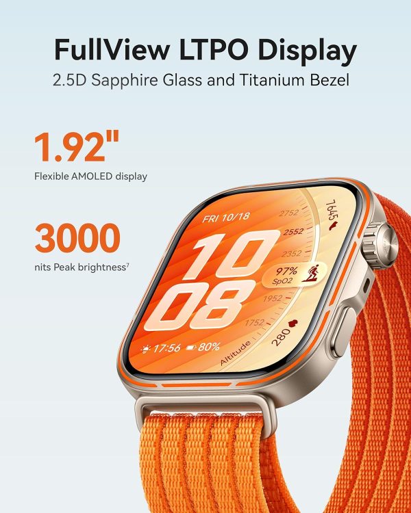 HUAWEI WATCH FIT 5 Pro Smart Watch, GPS, ECG, 1.92" AMOLED FullView Display, Health Monitoring, NFC Pay, Outdoor Sports Fitness Tracker, up to 10 Days Battery Life, 5 ATM, for Android & iOS, Black - Image 3