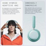 CMF BY Nothing Headphone Pro, Hi-Res+LDAC, 100hrs Playback, 40dB ANC, 5min=8hrs Charge, 40mm Driver Bluetooth & Wired, Black - Image 5