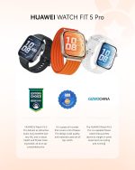 HUAWEI WATCH FIT 5 Pro Smart Watch, GPS, ECG, 1.92" AMOLED FullView Display, Health Monitoring, NFC Pay, Outdoor Sports Fitness Tracker, up to 10 Days Battery Life, 5 ATM, for Android & iOS, Black - Image 12